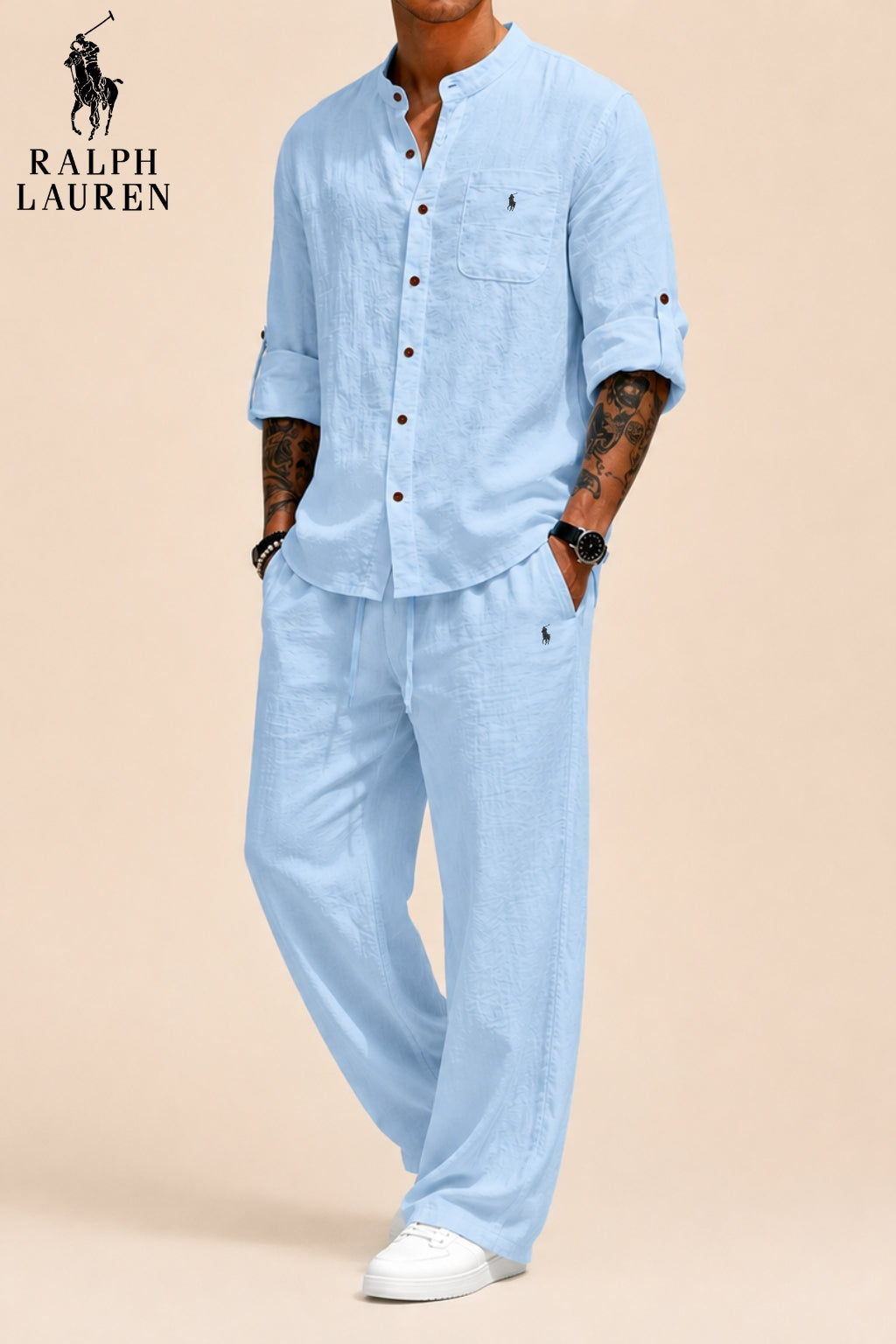 Linen-Cotton Casual Two-Piece Set || Clearance Sale